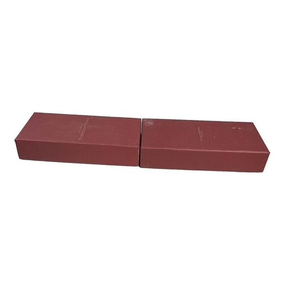 Lot Of 2 Piquadro Italy Empty Pen Box 3” X 6.25” Gift Set Hard Case Storage - Picture 3 of 8